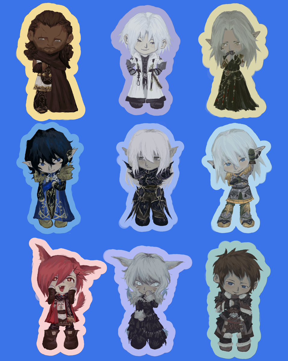 coyotesmercy's tweet photo. Extremely Random Assortment Of Fiends #ffxiv https://t.co/hpCtjedaxS