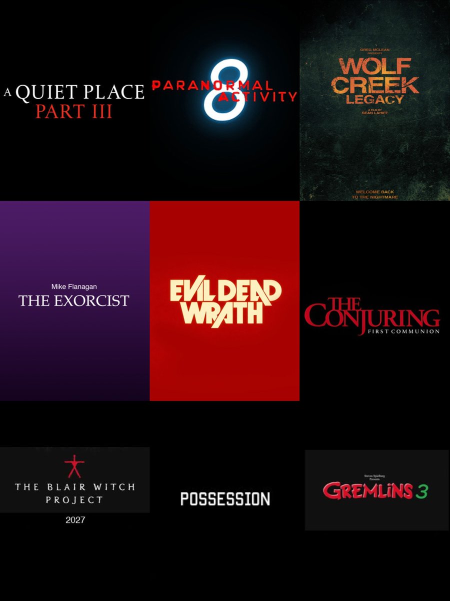 BeAfraid_Movies's tweet photo. Horror Movies coming out in 2027 https://t.co/cMdwpX3MF8