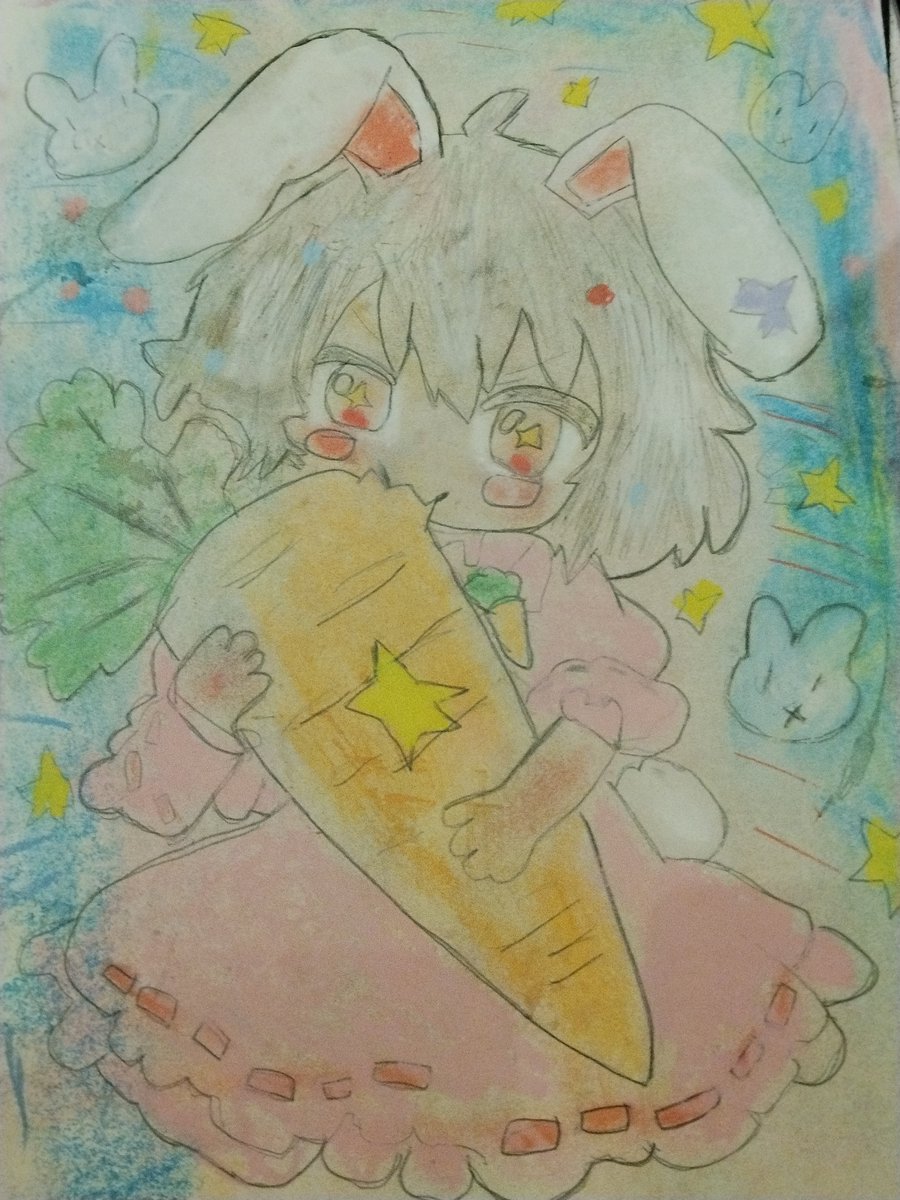 lazykbunny's tweet photo. #touhou #tewiinaba
Right now, I’m planning to get back into Wigglypaint and make some art on my computer. In the meantime, I’ll keep practicing and learning how to draw with chalk! https://t.co/bqCPgOJkEs