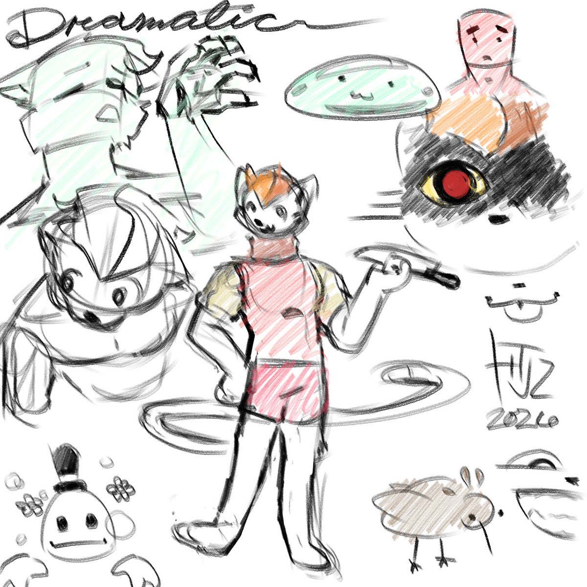 HTJZJh0nNTh0mas's tweet photo. #doodles.
. w ' #thomas_bristler #leo #jhon_herd #rhett #Goaters #puzzleheads #watermark #kiwa #thingy_the_thing #the_no_jumpscare_show https://t.co/BItSKnqGKB