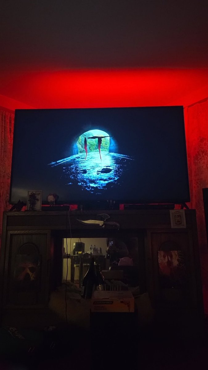 lana_drop's tweet photo. Well now time for my favorite comfort horror movie. #NowWatching #IT #Chapter1and2 #horrormovies #horrorfam #horrorcommunity
#pennywise #pennywisetheclown #pennywisethedancingclown https://t.co/82vnQEt9k6