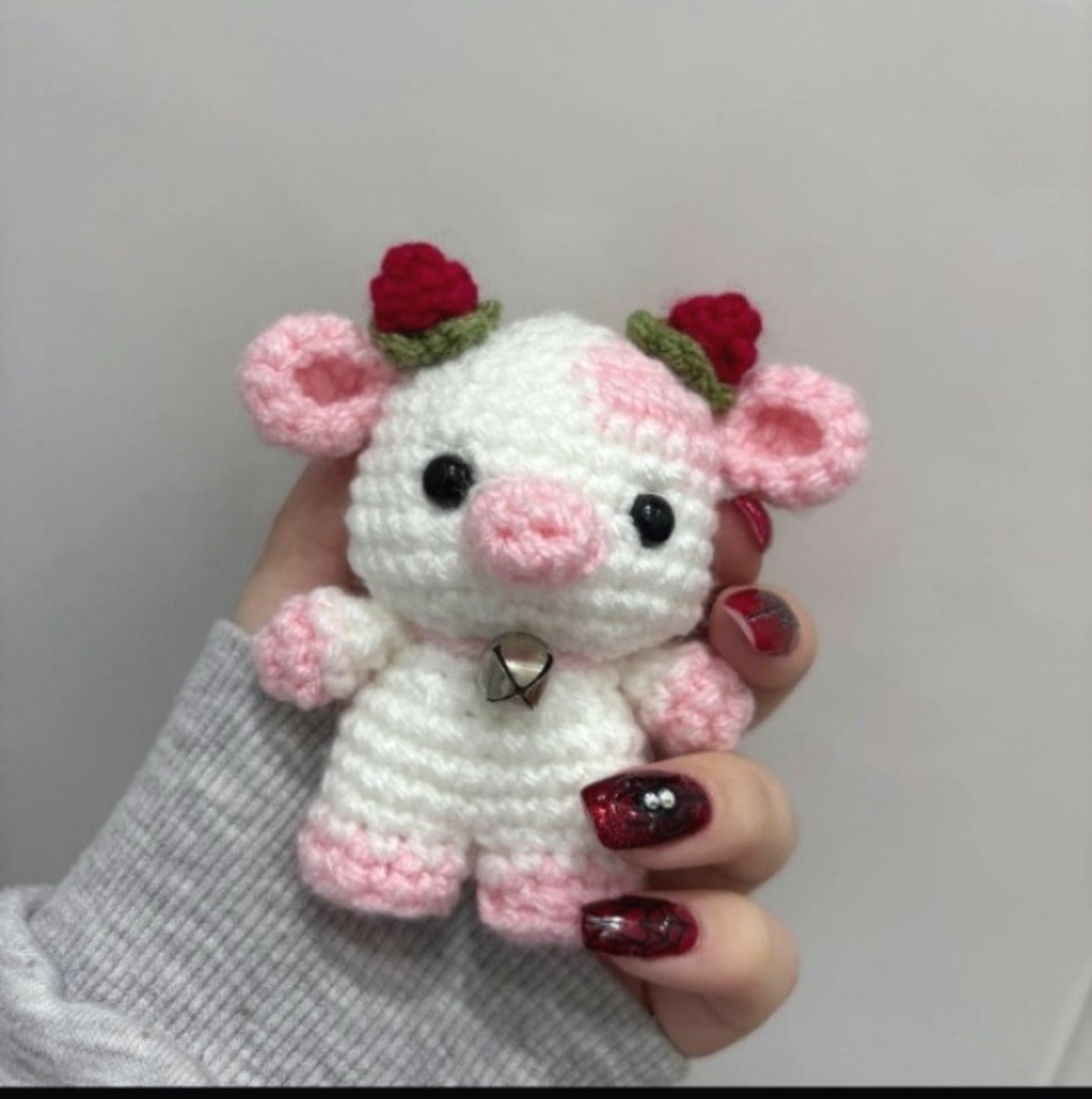 ehhvesper's tweet photo. Look at this tiny little cutie🩷 I can’t get over how adorable this is! 
#Crochettoy #crafts #cute https://t.co/7AdKidZRcs