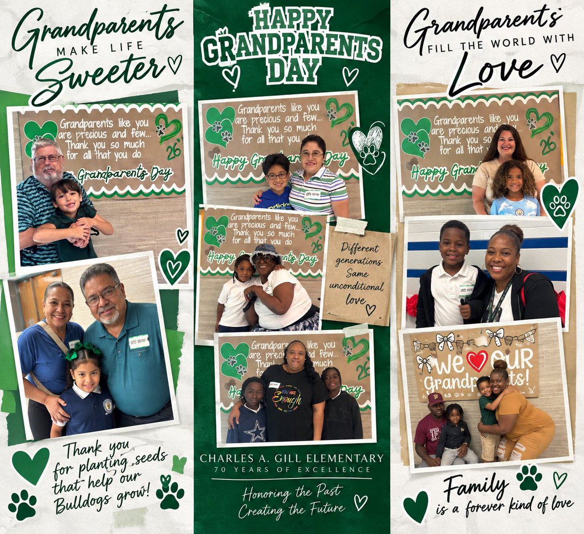 CGillelem's tweet photo. Grandparents make life sweeter. ππΎ
Today, we celebrated the love, wisdom, and legacy our grandparents pour into our Bulldogs. Family roots create brighter futures! π @bafeederpattern @Region5_DISD @TeamDallasISD @GabrielleMErvin
#GrandparentsDay #70YearsOfExcellence https://t.co/wfNcXNjuZw