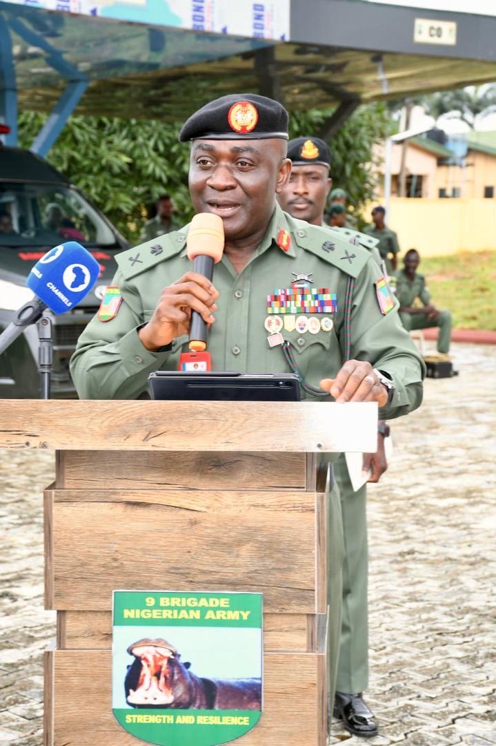NigeriaArmyInfo's tweet photo. GOC 81 DIVISION COMMISSIONS REMODELLED 9 BRIGADE MEDICAL CENTRE, REAFFIRMS SOLDIERS FIRST COMMITMENT

The General Officer Commanding 81 Division Nigerian Army, Major General Adebayo Babalola, has commissioned the remodelled 9 Brigade Medical Centre, Maryland, Lagos, in a significant step towards strengthening healthcare delivery and enhancing the welfare of Nigerian Army personnel and their families.

The commissioning ceremony, held on Thursday 17 September 2026, was witnessed by senior military officers and dignitaries from paramilitary organisations, traditional institutions and other sectors of society. Among those in attendance were the Assistant Inspector General of Police, Zone 2 Command, the Comptroller of Immigration, Lagos State Command and the representative of the Oba of Onigbongbo, among other distinguished guests.

The remodelling of the Medical Centre was initiated by the late Chief of Army Staff, Lieutenant General TA Lagbaja (NAM), as part of his commitment to improving the welfare and healthcare services available to Nigerian Army personnel and their families. The the project was sustained by General OO Oloyede and completed under the leadership of the incumbent Chief of Army Staff, Lieutenant General Waidi Shaibu (NAM), thereby ensuring the realisation of the vision behind the upgrade of the facility.

The completion and commissioning of the Medical Centre is also in keeping with the “Soldiers First” leadership philosophy of the current Chief of Army Staff, which places the welfare, wellbeing and professional needs of Nigerian Army soldiers at the centre of his command priorities. The upgraded facility demonstrates the practical expression of this philosophy through sustained investment in healthcare infrastructure for troops and their families.

Speaking at the ceremony, Major General Adebayo Babalola commended the Nigerian Army leadership for its sustained commitment to improving healthcare infrastructure and welfare facilities across the Service. He noted that access to quality healthcare remains an essential component of troop welfare, morale and operational effectiveness.

The GOC stated that the remodelled facility would significantly enhance the capacity of 9 Brigade to provide comprehensive medical services to personnel, their families and other authorised beneficiaries. He further noted that the investment by the COAS in modern medical infrastructure would improve early diagnosis, treatment, emergency response and specialised care while reducing the need for referrals for certain medical procedures.

In his welcome address, the Commander 9 Brigade Nigerian Army, Brigadier General Olufemi Owolabi, expressed appreciation to the Chief of Army Staff for the Nigerian Army’s continued commitment to improving the welfare of personnel and their families. He noted that the remodelling and equipping of the Medical Centre would significantly enhance the quality and scope of healthcare services available to personnel of the Brigade and their families.

Brigadier General Owolabi also acknowledged the vision of the late Chief of Army Staff, Lieutenant General TA Lagbaja, under whose leadership the remodelling project was initiated. He commended the incumbent Chief of Army Staff, Lieutenant General Waidi Shaibu, for ensuring the completion of the project, describing the development as a reflection of institutional continuity and sustained commitment to troop welfare.

The upgraded Medical Centre now has a wide range of modern medical equipment designed to strengthen its diagnostic, surgical, maternal, neonatal, laboratory, emergency and rehabilitative capabilities.

Among the newly installed equipment are a Digital X-Ray Machine with Flat Panel Detector, Fluoroscopy Machine, fully equipped Operating Theatre, Anaesthetic Machine and Anaesthetic Monitor. The facility also has Phototherapy Machines, Neonatal Incubators, Surgical Tables, ECG Machine, Ultrasound Machine and Automated External Defibrillators.