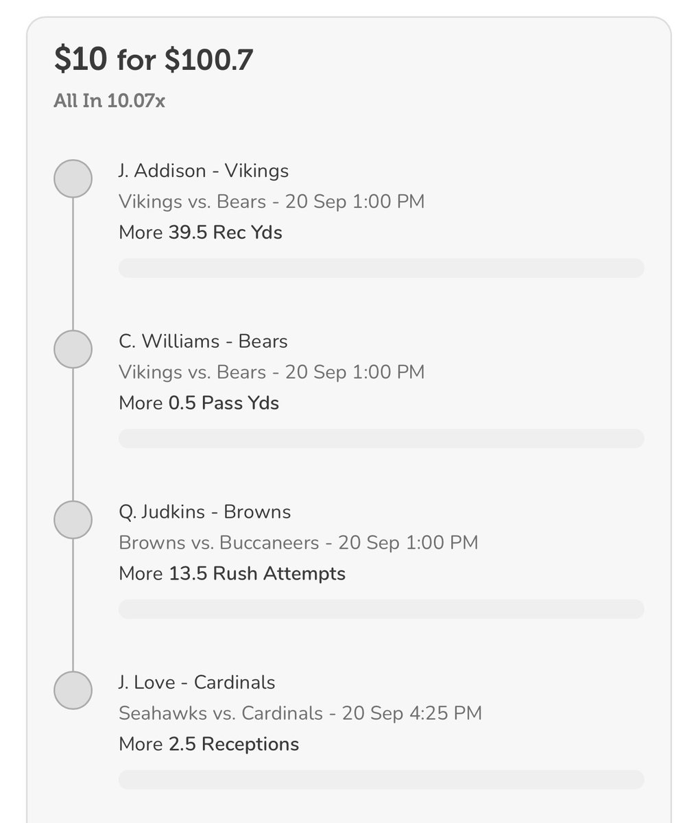 CallingOurShot's tweet photo. It's literally free. Take Advantage! 🚨

Tail myslip on Parlay Play!
https://t.co/b1tFRKrCmx

With code COS or that link above, you get:
- FREE Caleb Williams Pick
- FREE $5
- 100% Deposit Match

GOOOOOOOOOO! https://t.co/iLB2YGBHXM