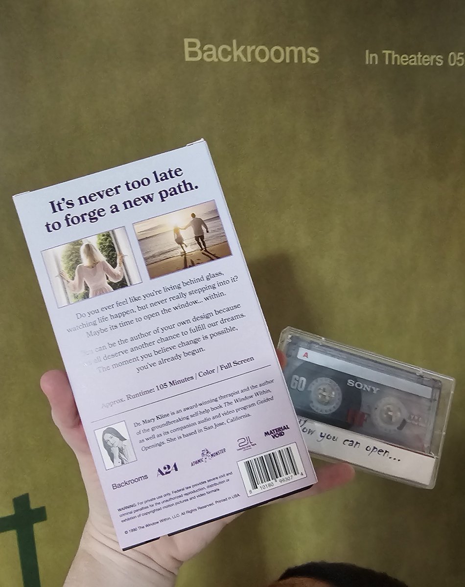 sonnyssplendor's tweet photo. Bought this self help guide, hopefully it can fix my wiring  #backrooms #backroomsmovie https://t.co/263XB7Vsat