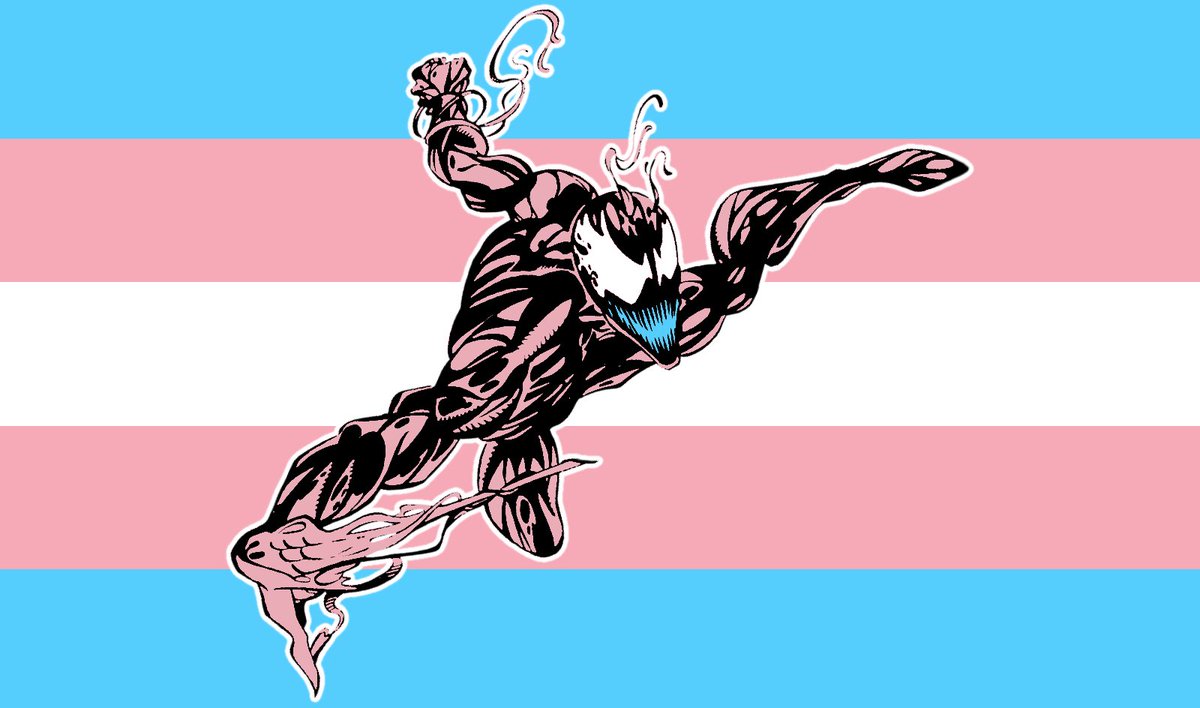 ArtieTh3King's tweet photo. Made a transgender flag for transgender people who LOVE CARNAGE and want to KILL PEOPLE!!! https://t.co/6swSXjGh3h