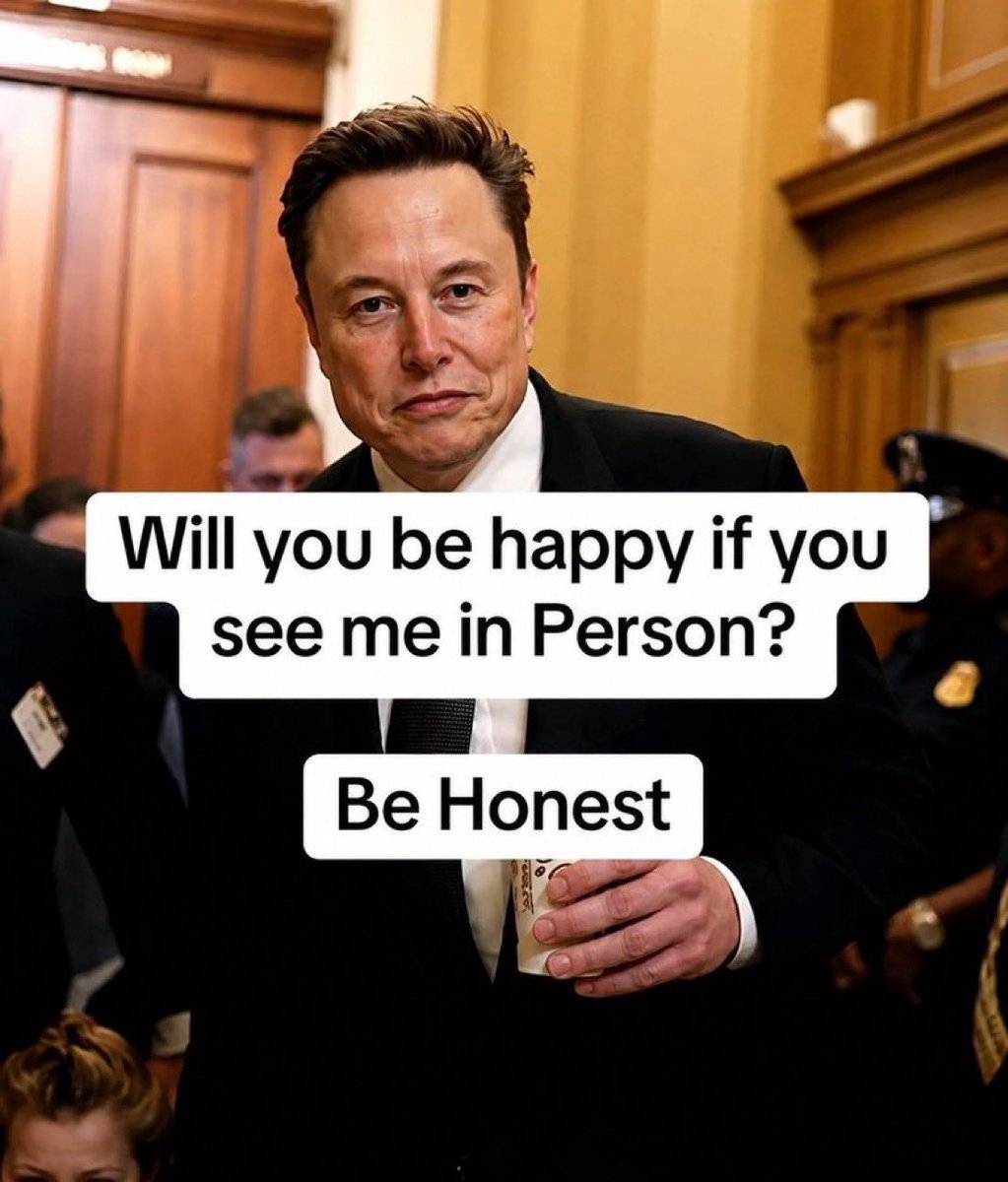 MUSKVERSExc's tweet photo. Will you be happy if you see me in Person?
Be Honest https://t.co/NdHRObATEZ
