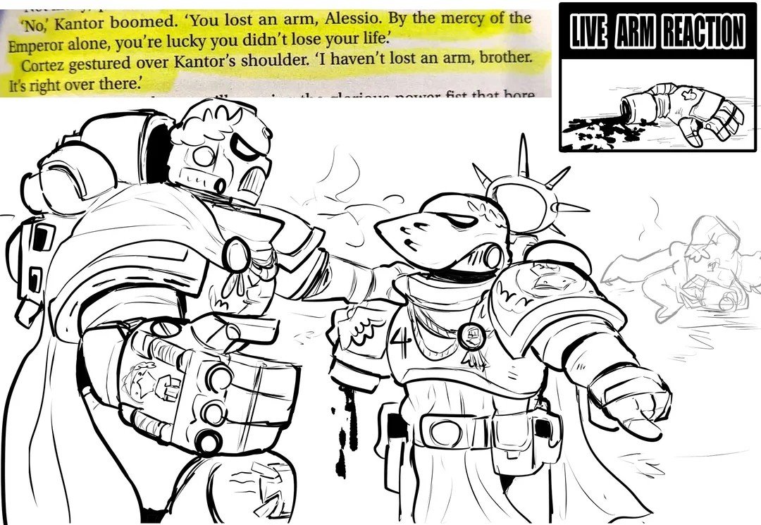claymoreman69's tweet photo. Remembering the best scene in any Black Library book. https://t.co/RC6R91jtBa