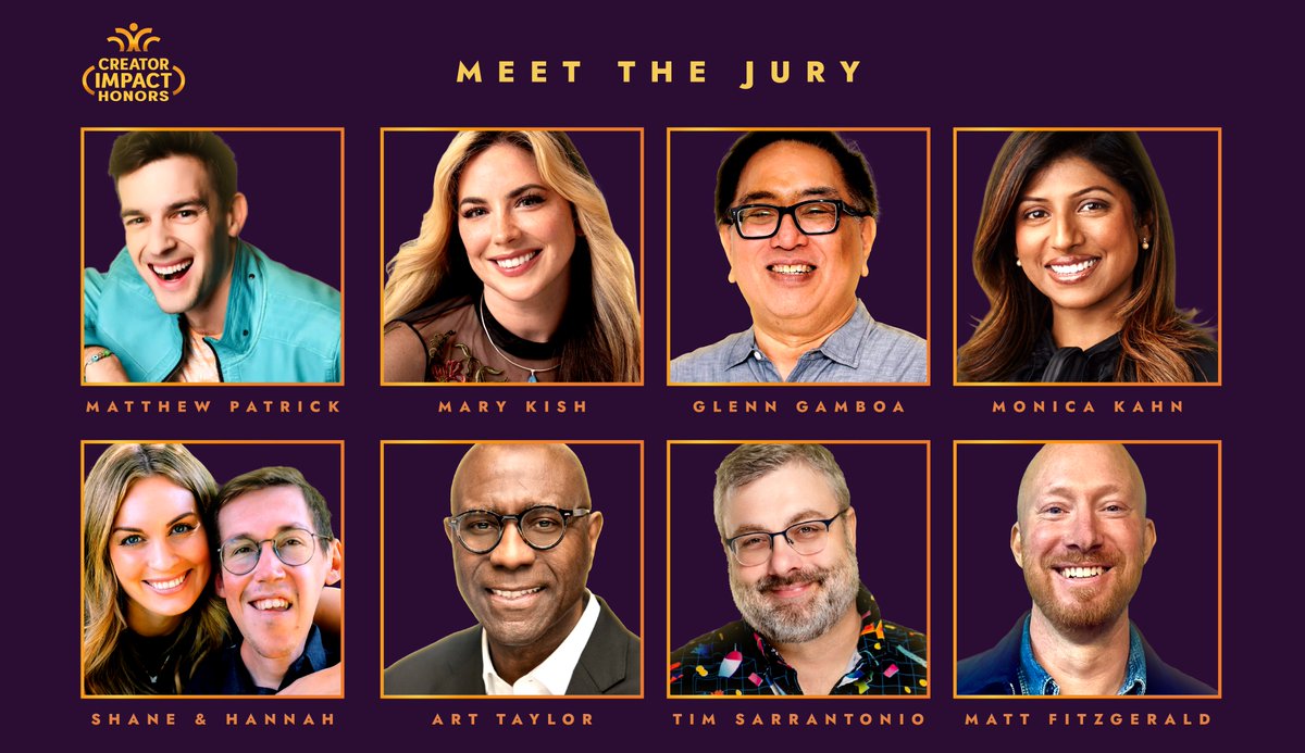 ImpactHonors's tweet photo. The Jury for the inaugural Creator Impact Honors

Learn more:
https://t.co/N6aNnF75Fl https://t.co/fR41z2jt1I