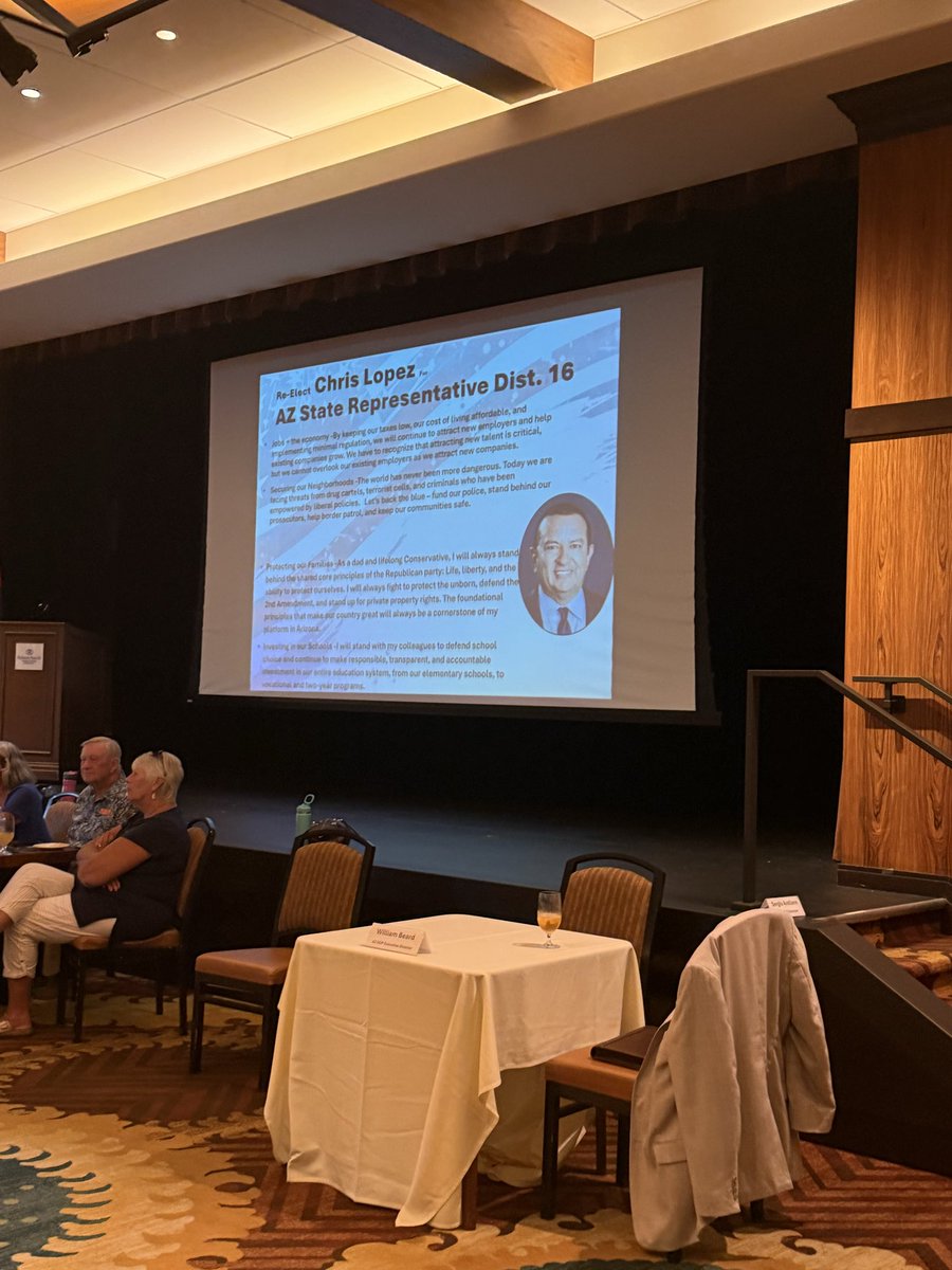 LopezForArizona's tweet photo. Had a great time at the Robson Ranch Republican Club’s Meet the Candidates event!
Always great talking with @JuanCiscomani about the future of Arizona and the issues facing our communities. #LD16 @TMartinez4AZ https://t.co/MlHYWfWFmV