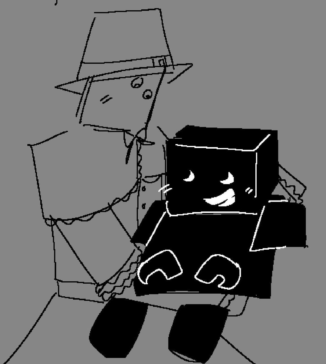sweepylimey's tweet photo. Its a crackship i saw while playing darkest hours https://t.co/hSqb42aIHy