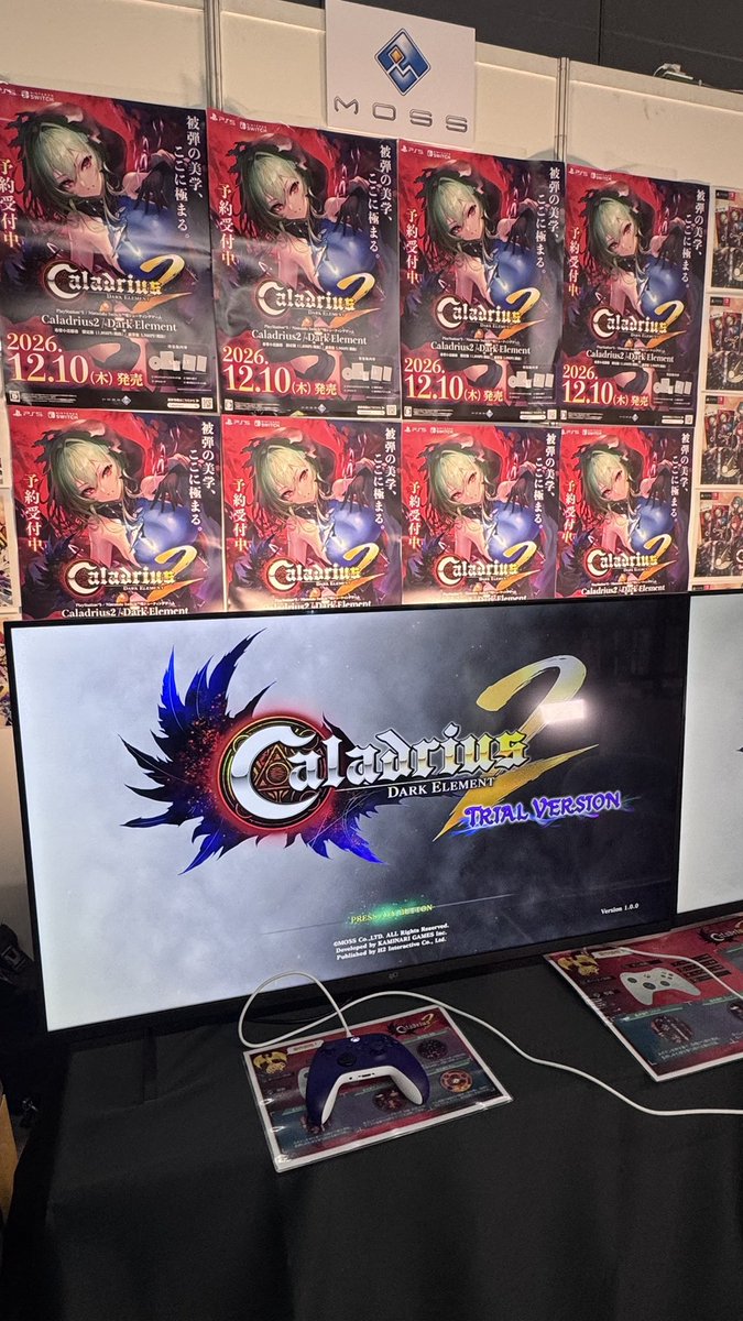 H2InteractiveJP's tweet photo. Caladrius2/Dark Element
(カラドリウス2/ダークエレメント)
#TGS2026 本日より一般公開!
ぜひモスブース【Hall2 02-S04】へ!
#カラドリウス2 #caladrius2 https://t.co/GaErGSkVsz