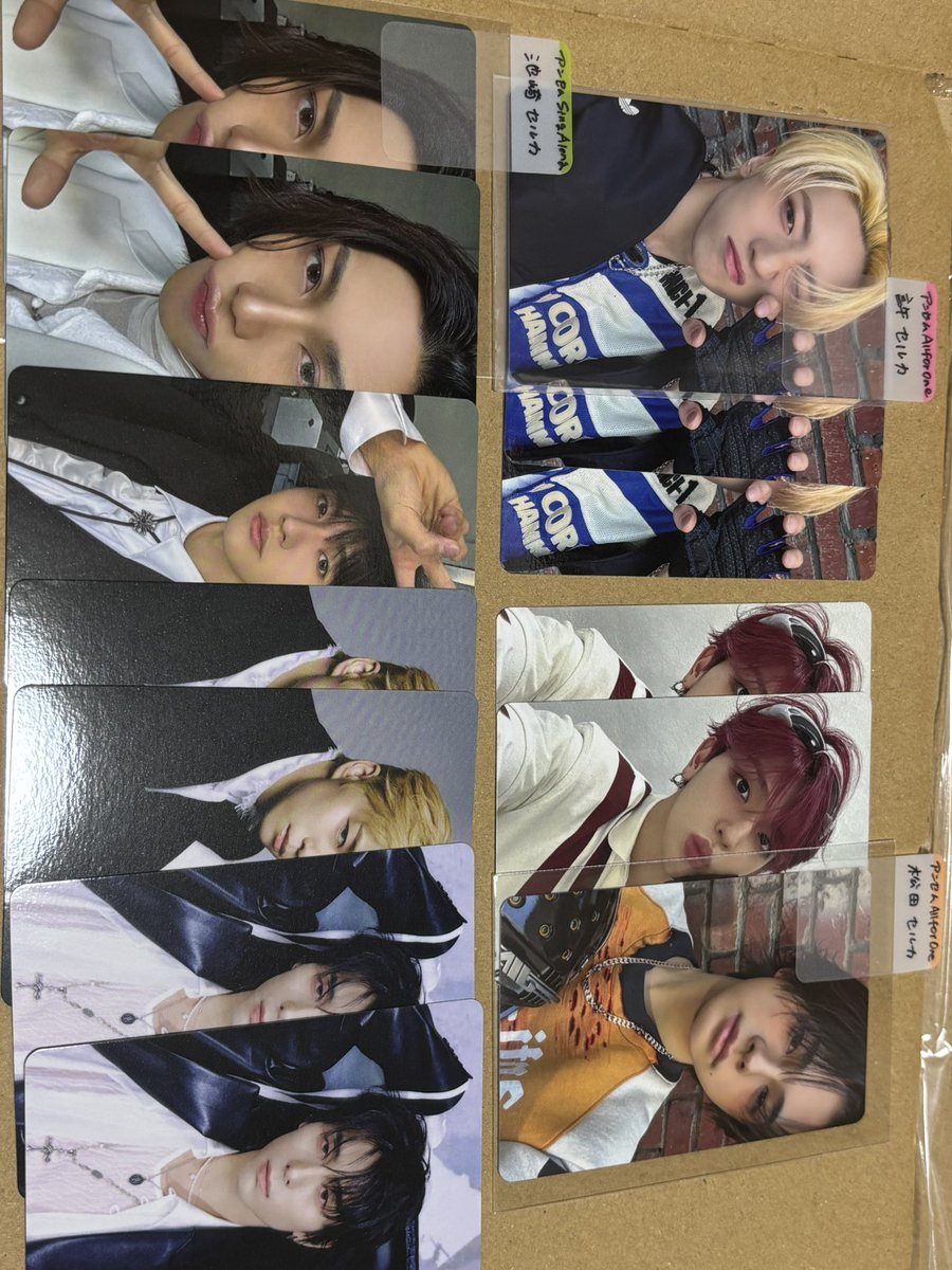 angelsun_32's tweet photo. INI ANTHEM 特典&amp;挿入トレカ交換

譲)画像1-3枚目

求)リプに続きます
（🌟＞💫　※🌟🌟特に求めてます）

同種交換優先、異種も検討させて頂きます。郵送希望です。
お気軽にお声掛けください。

#INI譲 #INI求 #INI交換 https://t.co/jhwLIkLFKH