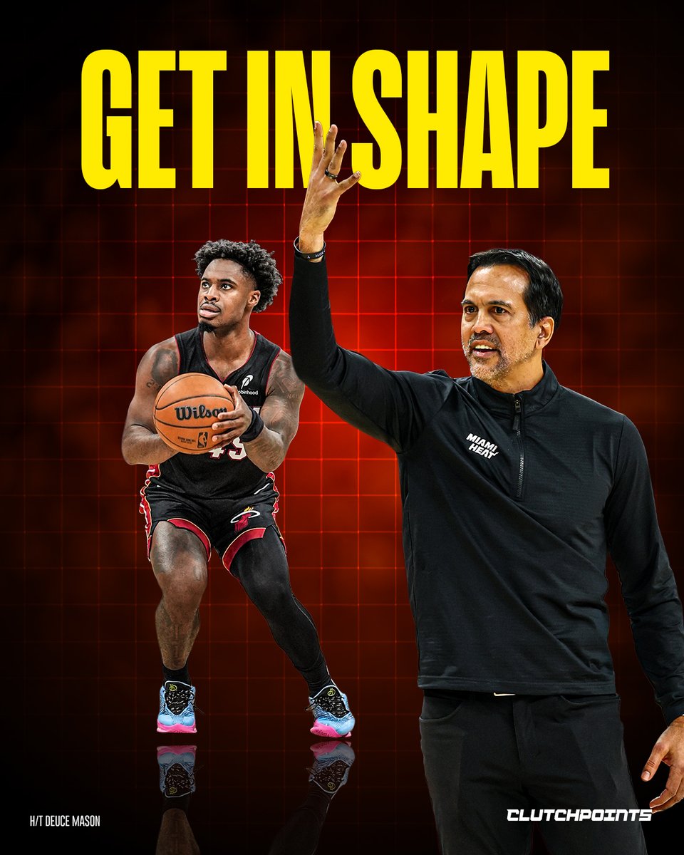 HeatNationCP's tweet photo. Davion Mitchell says Pat Riley and Spo had one message for him in his exit meeting:

“Get your weight down. Be in shape. That’s all we want.”

“There was no basketball talk.”

“This is Heat culture to the T.”

(Via @DeuceMason) https://t.co/lswO5UN5Ym
