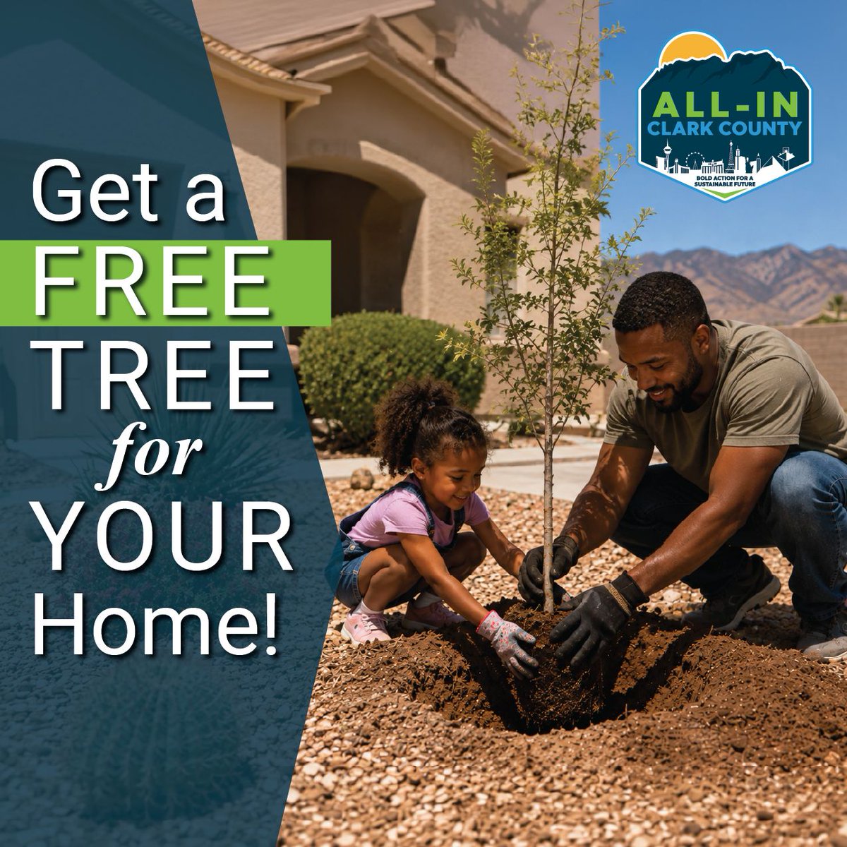 ClarkCountyDES's tweet photo. Good news! 🚨 Registration for our Fall Community Canopy Program is now OPEN to EVERYONE across @ClarkCountyNV!

Shade your home, cool your neighborhood, and get your free tree before they run out. Don't wait, grab yours today: https://t.co/wMY0xj3BSd  

 #AllinClarkCounty
_________

¡Buenas noticias! 🚨 ¡La inscripción para nuestro Programa Comunitario de Copas de Árboles de Otoño (Fall Community Canopy Program) ya está ABIERTA para TODOS en @ClarkCountyNV!

Dale sombra a tu hogar, refresca tu vecindario y consigue tu árbol gratuito antes de que se agoten.