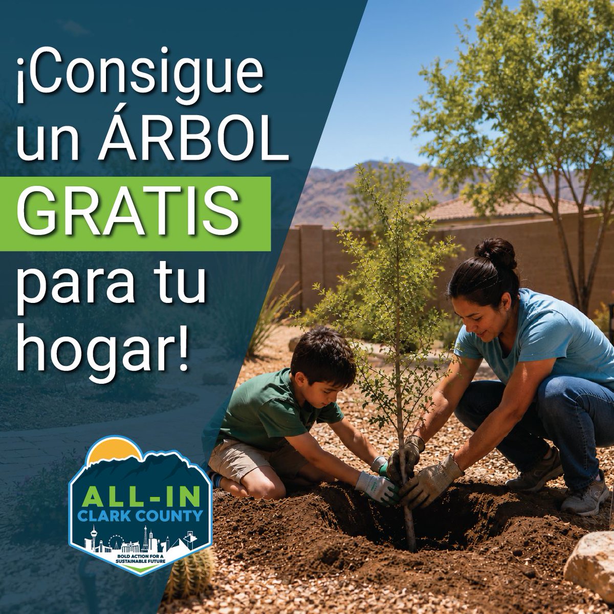 ClarkCountyDES's tweet photo. Good news! 🚨 Registration for our Fall Community Canopy Program is now OPEN to EVERYONE across @ClarkCountyNV!

Shade your home, cool your neighborhood, and get your free tree before they run out. Don't wait, grab yours today: https://t.co/wMY0xj3BSd  

 #AllinClarkCounty
_________

¡Buenas noticias! 🚨 ¡La inscripción para nuestro Programa Comunitario de Copas de Árboles de Otoño (Fall Community Canopy Program) ya está ABIERTA para TODOS en @ClarkCountyNV!

Dale sombra a tu hogar, refresca tu vecindario y consigue tu árbol gratuito antes de que se agoten.