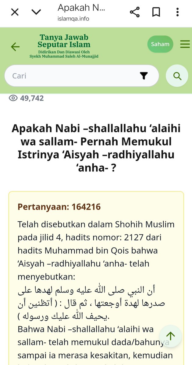 Sentjoko's tweet photo. SERI LAWAK RELIGI

nabi PDFile pernah melakukan KDRT. Bila antum tidak pernah melakukan KDRT, itu berarti antum lebih baik akhlaknya dibandingkan dengan 'suri tailadan yang bauk', dan antum tak perlu mendoakan keselamatannya lagi, insha @allah, aamiin yra🤲 https://t.co/94NRcXQjyl