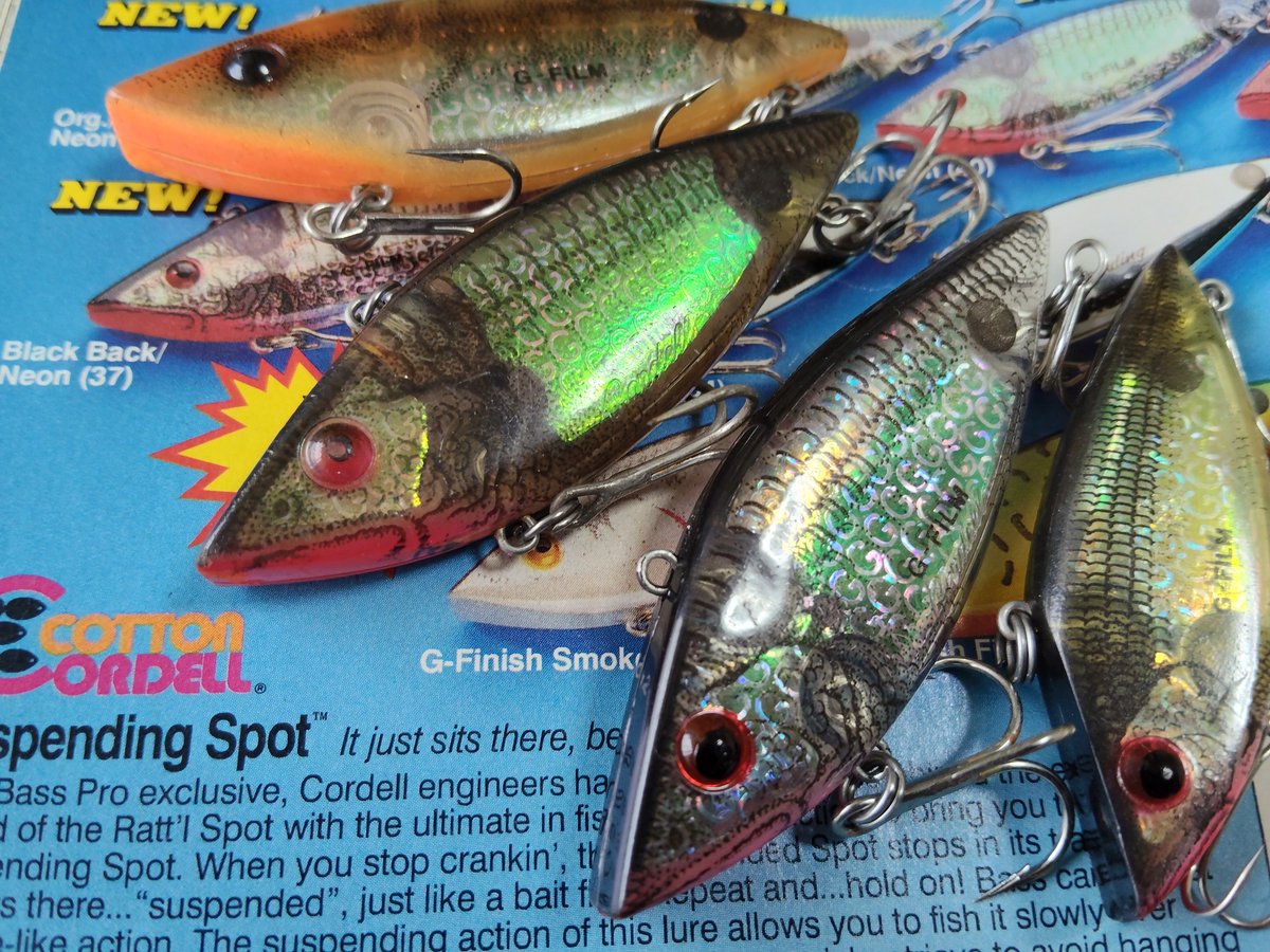 TexasBankFish1's tweet photo. Vintage Suspending Spot "NEON COLOR SERIES" 🔥 Dang! Looks awesome😎
今見てもGフィルムがエモいです。
確かこのスピナベ版もあったはず。
#cottoncordell
#liplesscrankbait
#コットンコーデル
#スポット
#アメリカンルアー https://t.co/PER4O1y4l5