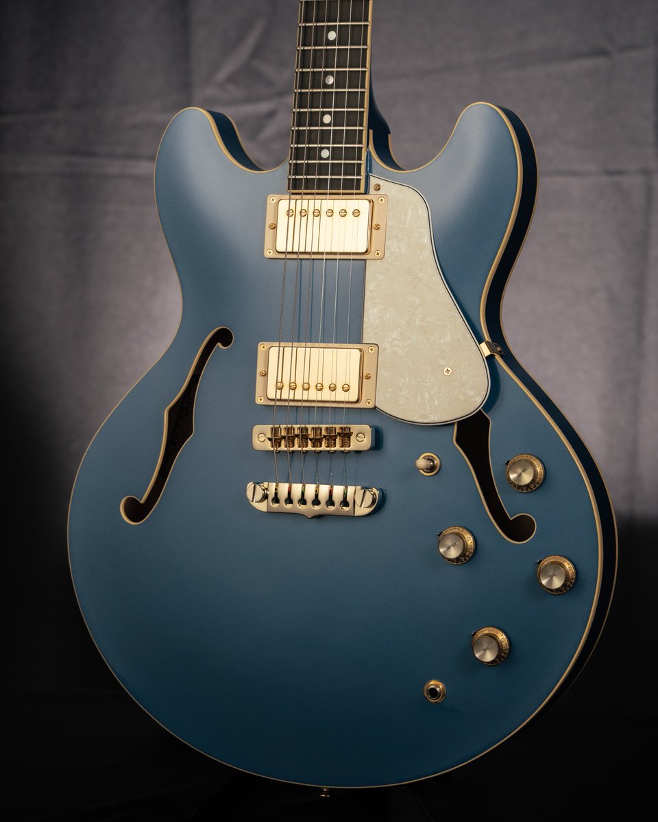 ARIA_GUITAR's tweet photo. TA-TONIC LPBL

取り回しの良いコンパクトなサイズ感のセミアコースティックギター｢TA シリーズ｣の国産モデルのニューカラー
スタンダードなスペックにやや薄めのネックグリップを組み合わせ、豊かな中音域と音抜けの良さが特徴

https://t.co/uPesbBH1wC https://t.co/ncFTREQoxZ