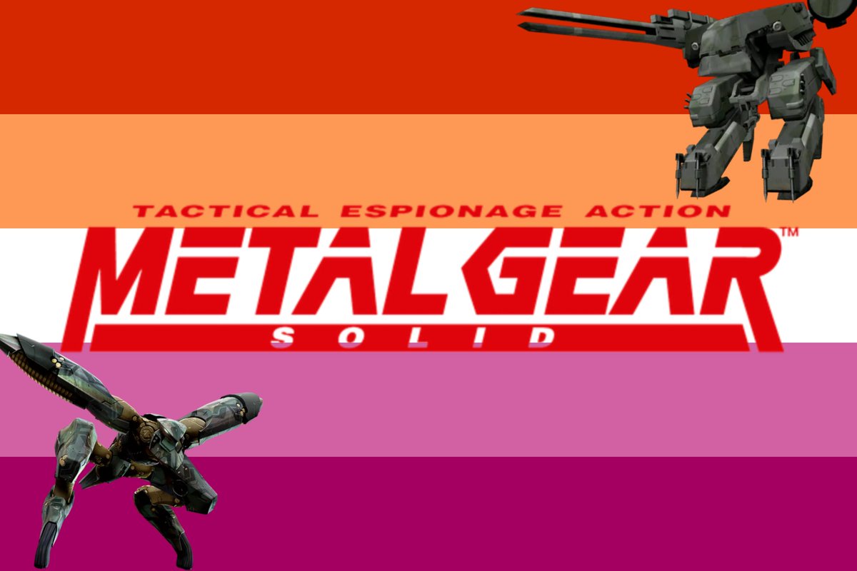 excruuciate's tweet photo. finally. a flag for lesbian metal gear solid fans like me https://t.co/UQWIyUGEV8