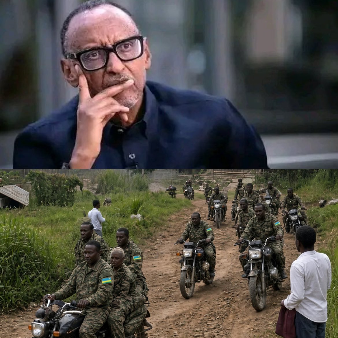 africans816671's tweet photo. The rebels and their Rwandan allies are fleeing, leaving the city of Ngungu and heading toward Goma, where they can regroup again.

We asked young Rwandans to lay down their weapons and leave our country because this is not their battle. This is Kagame’s regime’s battle, but they never listened to us.

Any Rwandan soldiers currently on Congolese soil should start packing and go back to Rwanda because it’s not looking good for you guys. 🇨🇩🇷🇼