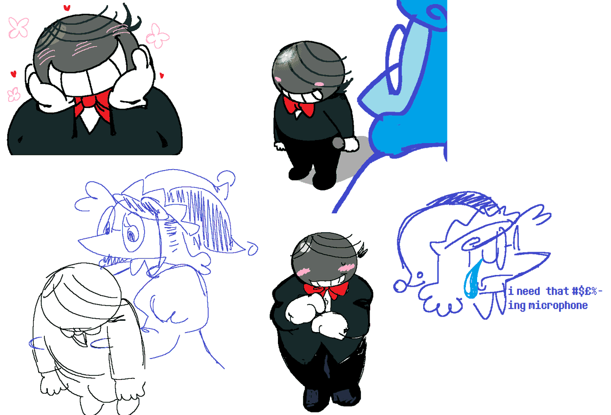 MikesPlusOne's tweet photo. assortment of mike ms paint doodles https://t.co/1FFD4GjN4V