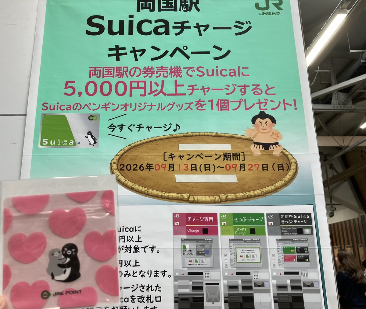 oo_sa's tweet photo. 本日のペン水とお買い物前のチャージ🐧🩷🩷🩷
#Suicaのペンギン https://t.co/NsOoRwDO5s