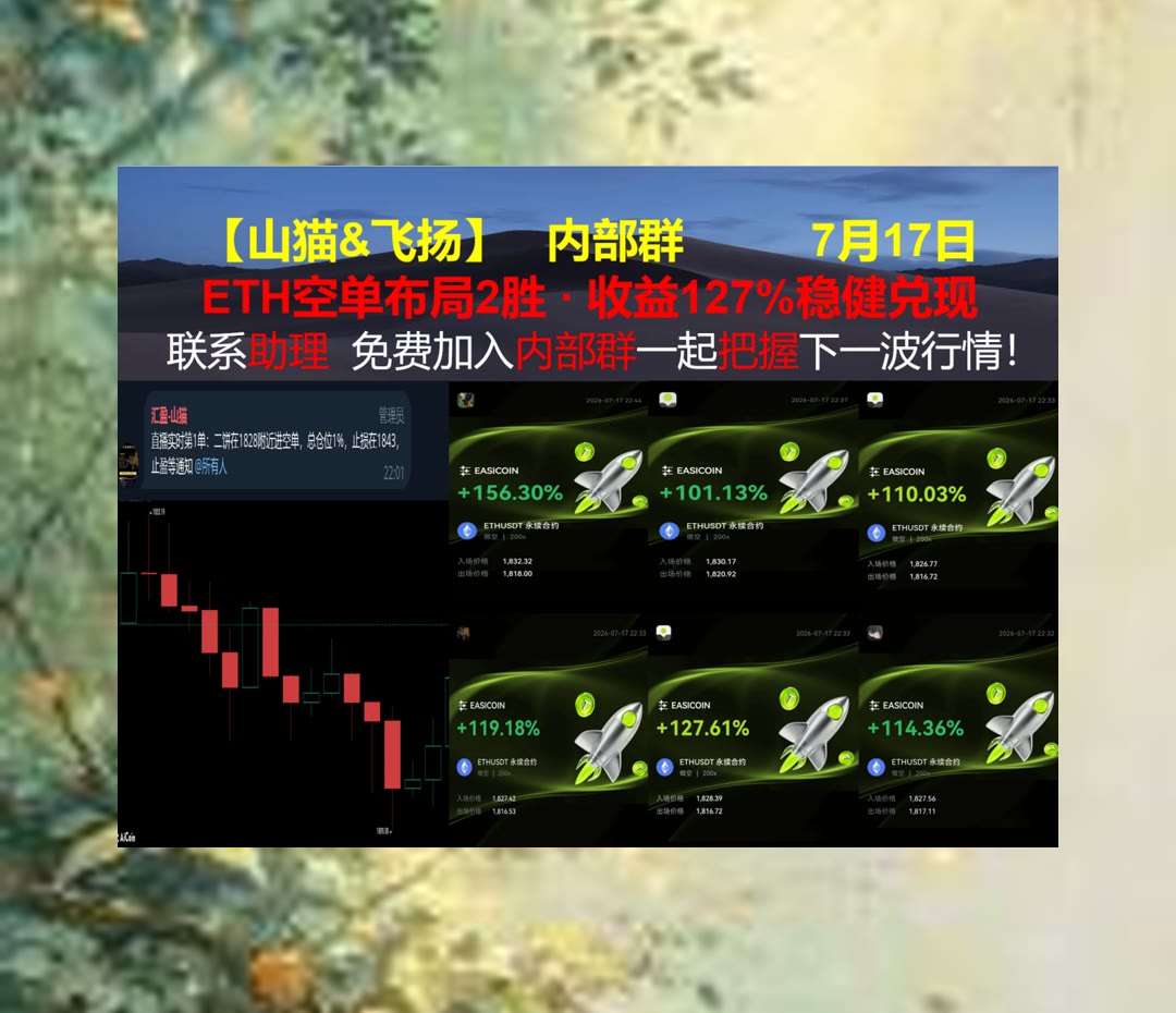 MagdaDrentadgc's tweet photo. He that thinks his business below him will always be above his business.
ETH行情反复？关注关键区间表现。JPY Coin🔟USDD😫火币返佣60%😥Celestia
瑞波美元🍙教育认证📿JUP⤵UNI
比特币 以太坊 币圈 免费合约跟单社区👉 @fzy988 👈 https://t.co/3J1lActoJl
