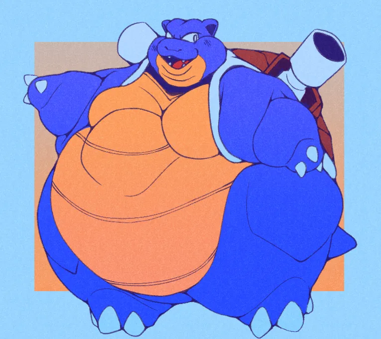 UndefinedR4m's tweet photo. Fatass Blastoise 
#fatfur https://t.co/gZSuNElsMd
