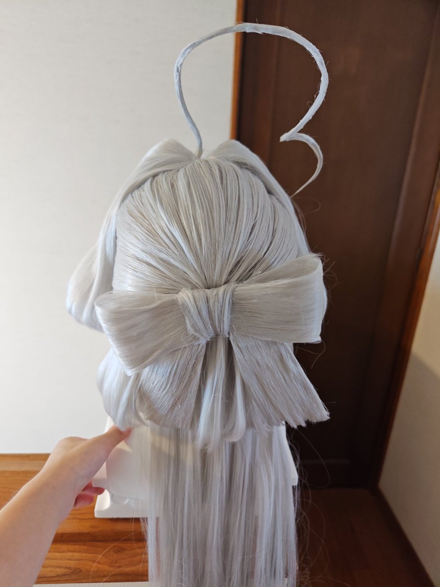 syun5101's tweet photo. Eveちゃんのウィッグ、届いた。箱の開け方とかがカスだったので、ちょっとくしゃくしゃになってしまった……
制作(@Chiracwig)

Eve.aic by @ Living_deadroom 
CC BY-SA 3.0)
https://t.co/7hPnEnyHKj
#Eve_scp https://t.co/N0TutKF76C