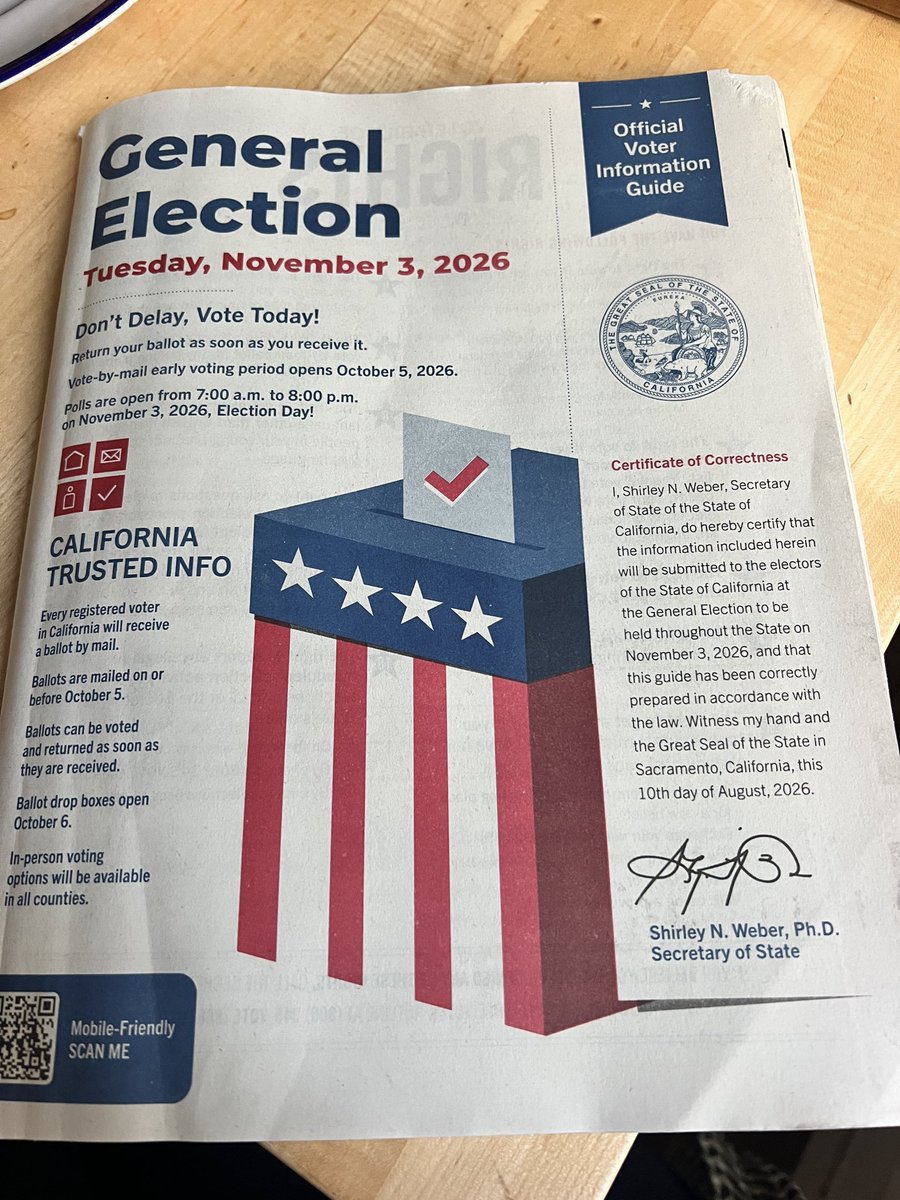 cmarinucci's tweet photo. California voter guide has dropped — 175 pages to help voters wade through details of 14 ballot measures. Yikes. https://t.co/dsywUz7RWM