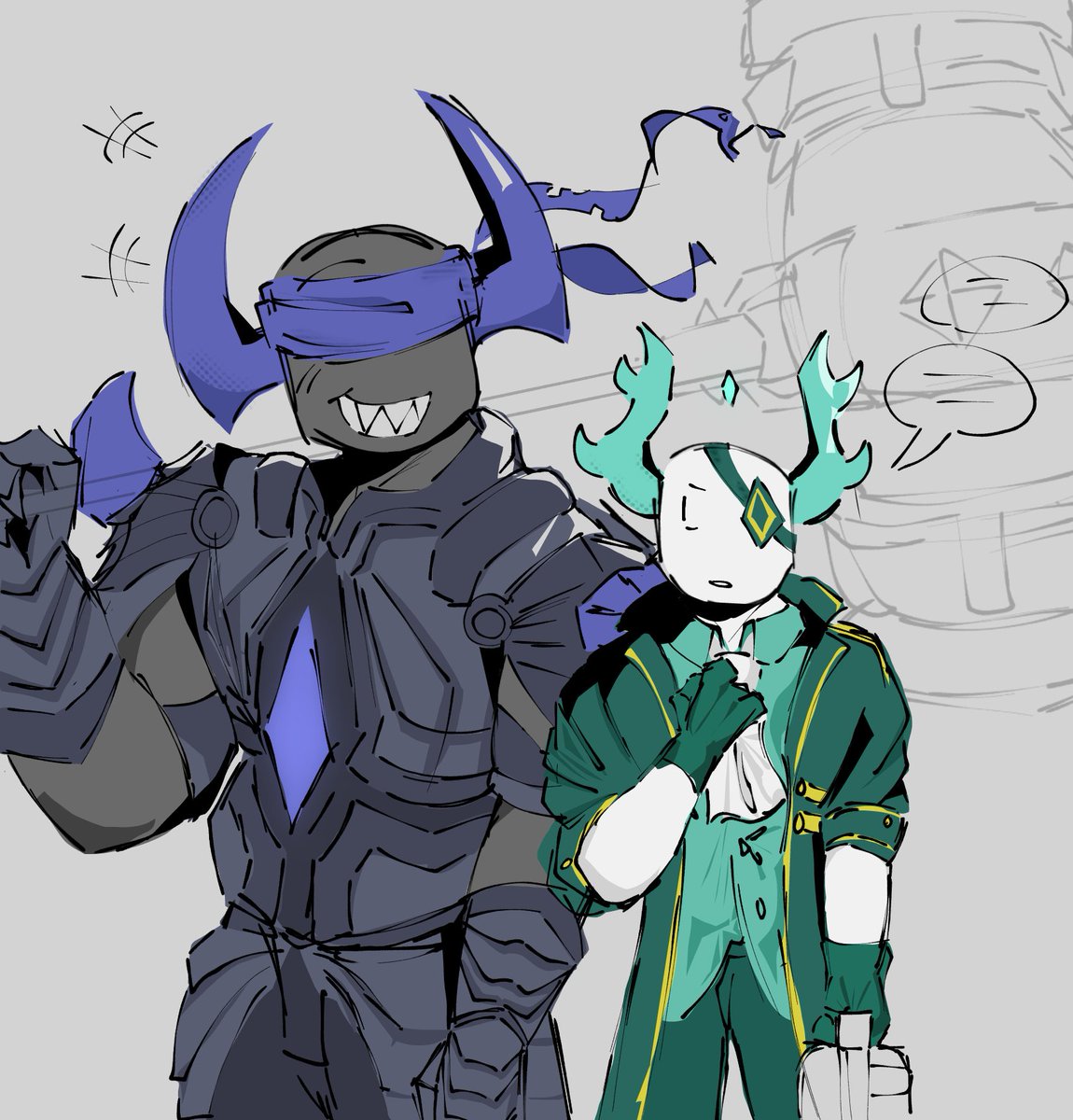 Rusteesse's tweet photo. no fancy rendering since I got crippled by assignments 
miiiight draw some medhammer doodle later though #medhammer #phighting https://t.co/itxOLfILCF