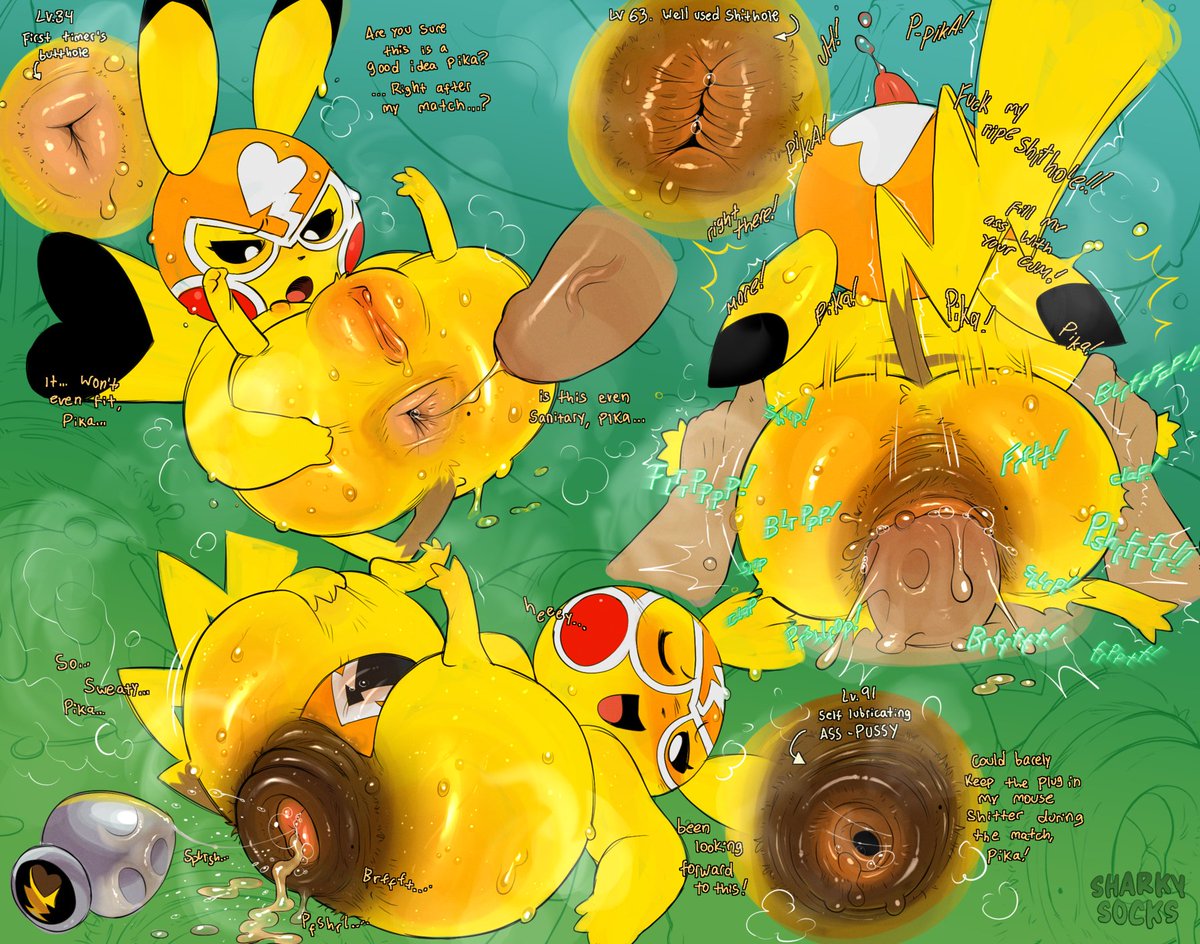 sharkysocks's tweet photo. Pikachu anal hyper training! Careful, it can get pretty nasty and slippery back there... (comm) https://t.co/8SGnn1F1fY