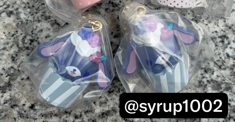 syrup1002's tweet photo. シュガーバニーズ カップケーキチャーム シュガバニ 交換

譲▶︎ブルーベリーうさ
求▶︎くろうさ

都内手渡しか郵送での交換お願い致します。

お気軽にお声掛けください✨🙇‍♀️

郵送交換は連休明けの発送を希望しております。 https://t.co/hijuK9DUWn