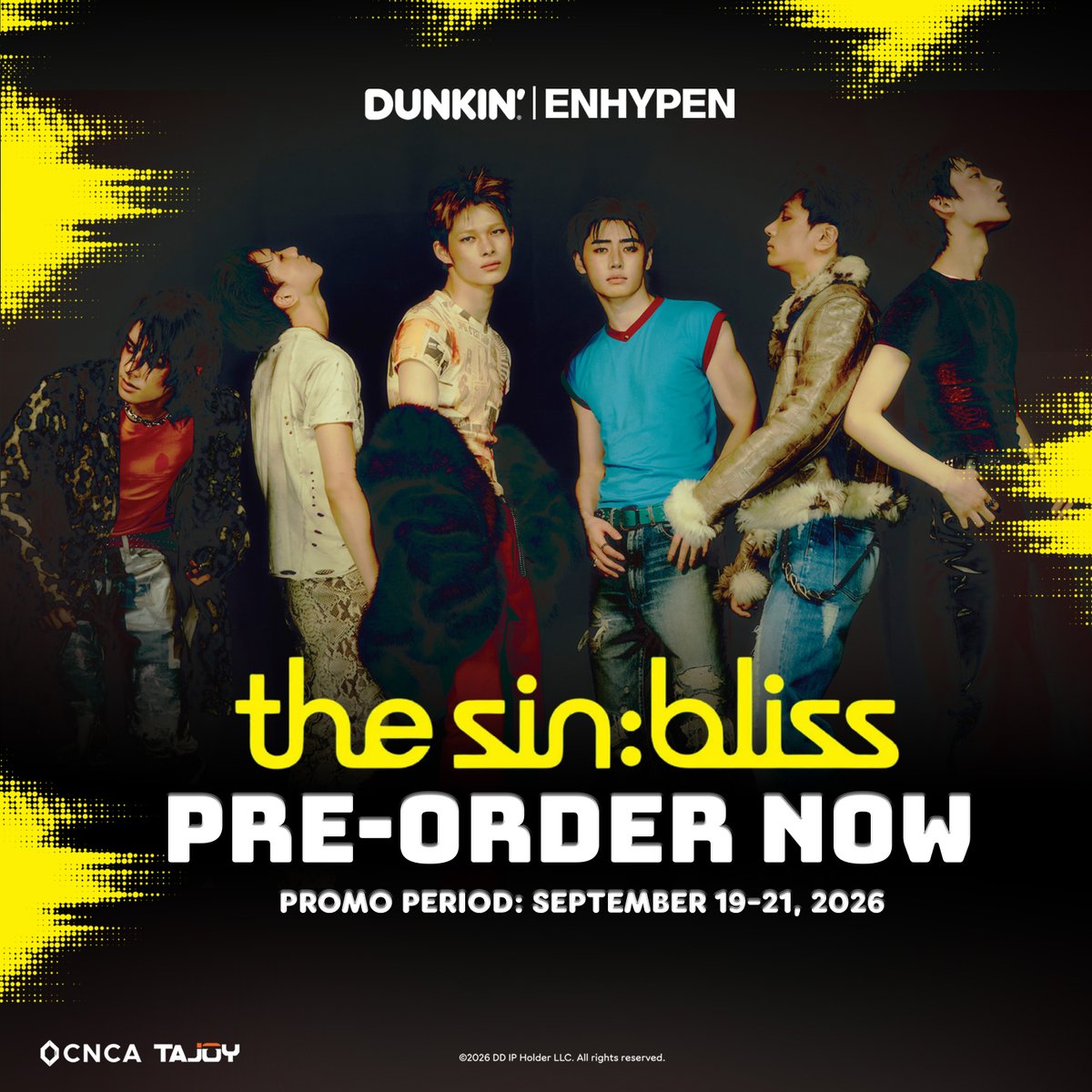 dunkinph's tweet photo. Your THE SIN : BLISS awaits. 🖤✨ @ENHYPEN [THE SIN : BLISS] is now available for pre-order. 🍩  #DunkinPH #ENHYPEN_in_MNL #Dunkin_with_ENHYPEN #ENHYPEN

For more details: https://t.co/Gb5msbnNRw https://t.co/an5fTB9cvX