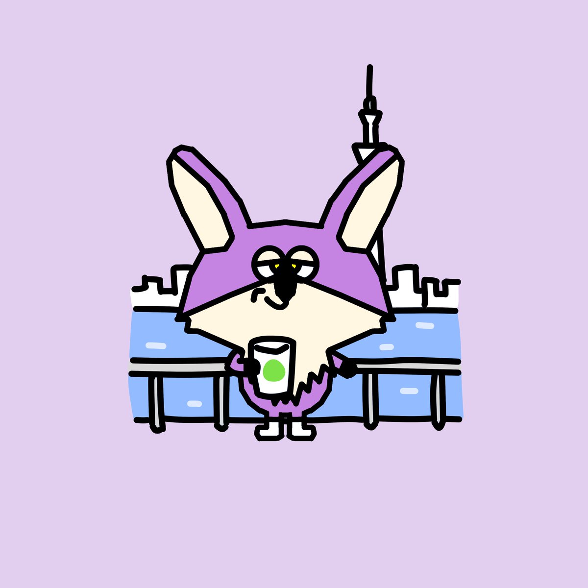 FoxxSocks_Foxx's tweet photo. 川辺で休憩🥤

#今日のFoxx #FoxxSocks
#illustrationㅤ #illust #散歩 https://t.co/3a0uj6Edc2