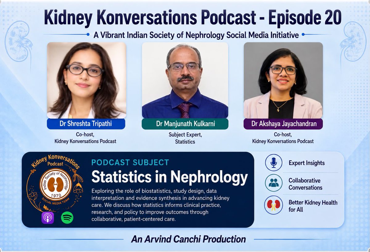 DrAkshayaJ's tweet photo. 🔉The 20th episode of  @isn_india Kidney Konversations is gonna be here!!

Any guesses on what we’re discussing this time?

Clue 1: The speaker is @drmjkulkarni !

Clue 2: The topic is something every nephrology resident has struggled with or rather ran away from !!

Clue 3: The attached picture actually has the topic mentioned 😅

Keep your fingers crossed for a highly FUN and interactive discussion which will have you hooked !! 

Co-host : @ShreshtaT 
Director + Producer : @arvindcanchi