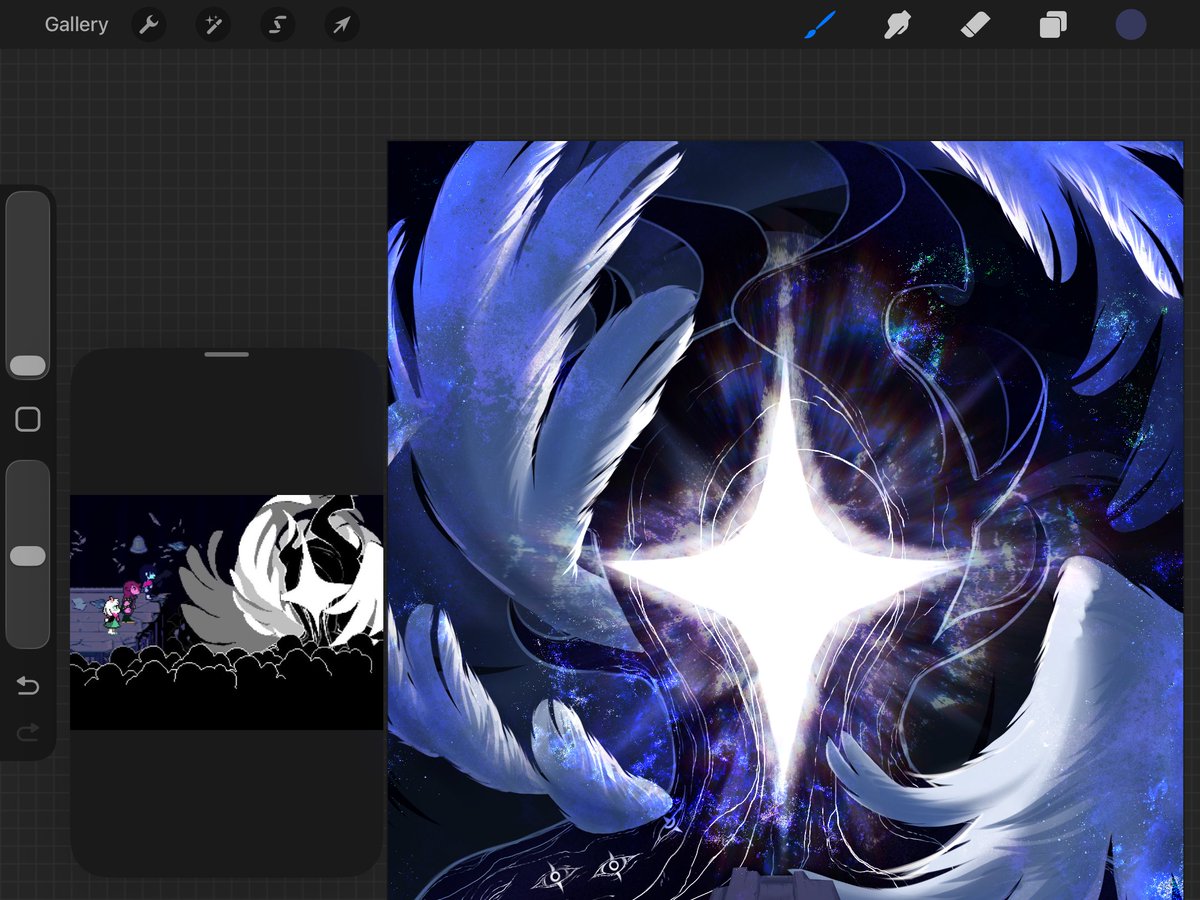 PureBlud's tweet photo. Big lad wip. #deltaruneㅤㅤㅤ https://t.co/mTPlJxXiJW