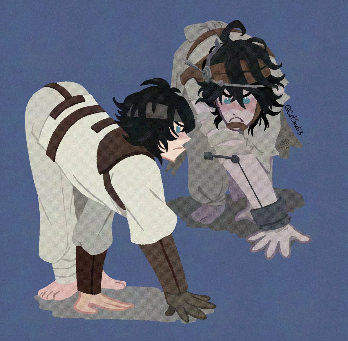 CatSad13's tweet photo. ใครจะได้น้องหมาตัวโปรดของเอด้ากัน? 🐶💥🐺(1/2)
#herztier #adamil #emilada #IdentityVfanart https://t.co/Vyzi43kTyx