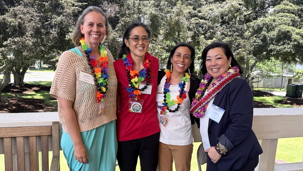 UHHilo's tweet photo. Director of UH Hilo's School of Nursing Jeanette Ayers-Kawakami (at left) found the 2025-26 UH President’s Emerging Leaders Program “an amazing experience.” Her team project has the potential to make a difference in addressing student retention. 

Story: https://t.co/10RMJ3ymlm https://t.co/7b62Gayxtg