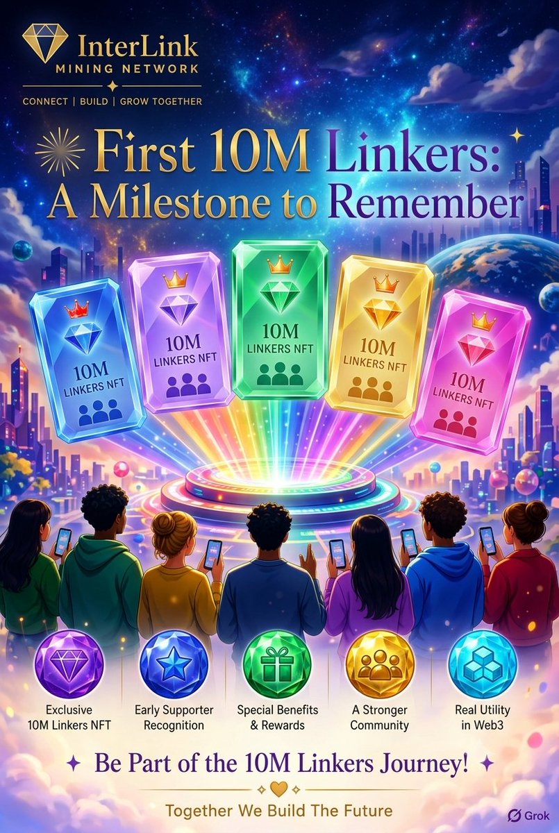 babanadam11's tweet photo. 🚀 10 MILLION LINKERS & GROWING! 🌐💎

10M is more than a milestone—it’s a moment in history! 🎉

🏅 Early Supporter Recognition
🎁 Exclusive Benefits & Rewards
🌐 Real Web3 Utility
🤝 One Stronger Community

The journey continues. Build the future with InterLink! 🚀

📲 Follow @babanadam11

#InterLink #10MLinkers #ITLG #ITL #Web3