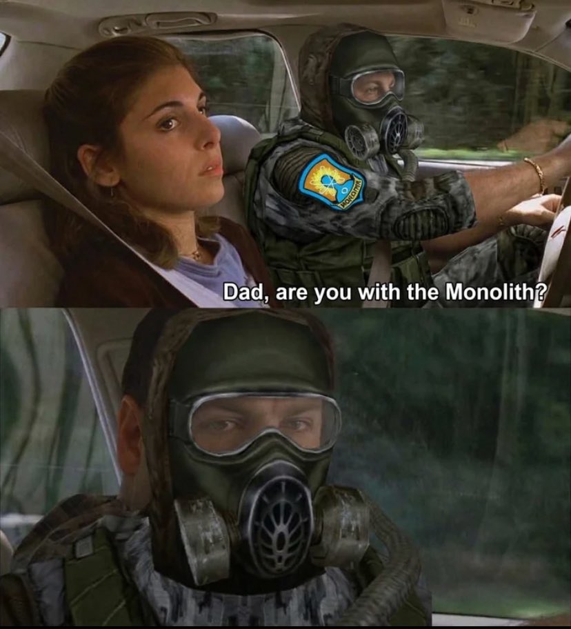 Pablo48191270's tweet photo. Just because you believe in the wish granter everyone assumes you’re part of the monolith! 

It’s a stereotype and it’s offensive!

#stalker #stalker2 https://t.co/WPe4BbzHAr