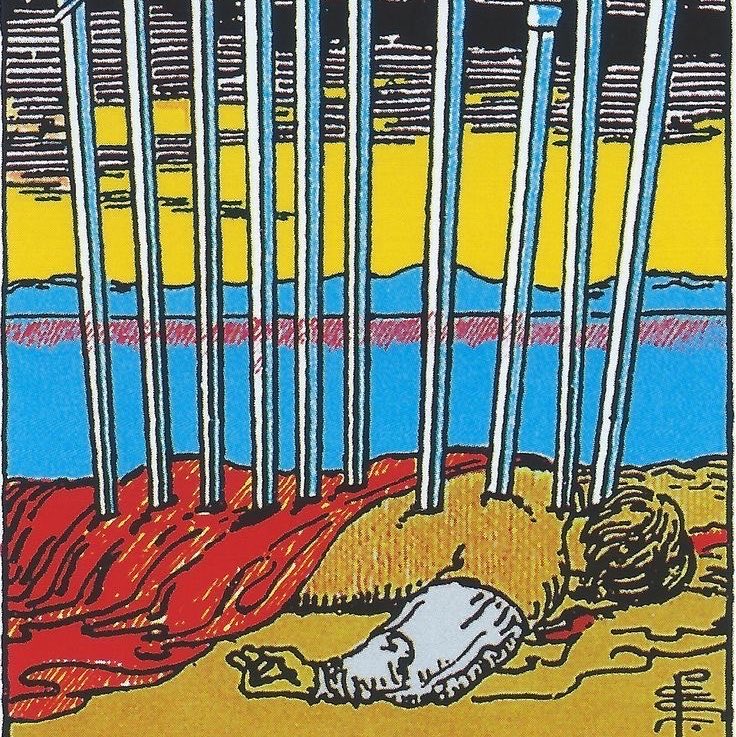 mbenta_tarot's tweet photo. amg desculpa o sumiço eu tava em uma situação meio 10 de espadas https://t.co/c5hCMpmyVx