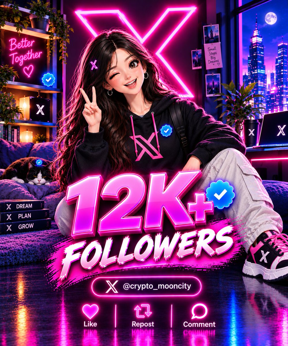 crypto_mooncity's tweet photo. If you need 12K+ followers 🌟

Type “GROW” below 💬

Take your account to the next level! ⚡ https://t.co/MMsiKL5ND5