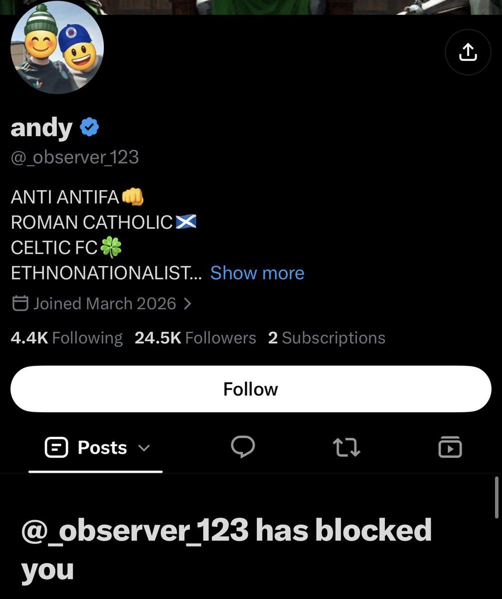 pmsx16's tweet photo. If “you must be a nonce” is the only response you can manage when someone points out your bullshit, you’re not exactly making a strong case for your credibility. Keep wanking off to your cosplay videos of you pretending you are the Hero Glasgow City needs but doesn’t deserve. https://t.co/6KGQWHyR2M