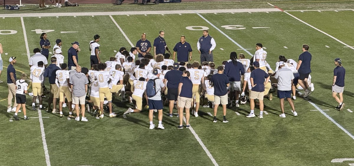 McD_Football_'s tweet photo. Final score tonight from West Shore Stadium - 

Bishop McDevitt 49 
Cedar Cliff 0

McD (3-1) hosts Cumberland Valley next Friday night in the Thin Blue Line game at Rocco Ortenzio Stadium. 
#GoCrusaders⚔️⚔️ https://t.co/HV5WdXFBTQ