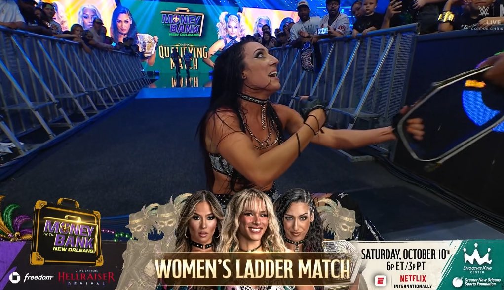 reigns_era's tweet photo. JACY JAYNE IS GOING TO MITB!!!!!

This lineup is perfect so far

#SmackDown https://t.co/SSg6cXdAPL