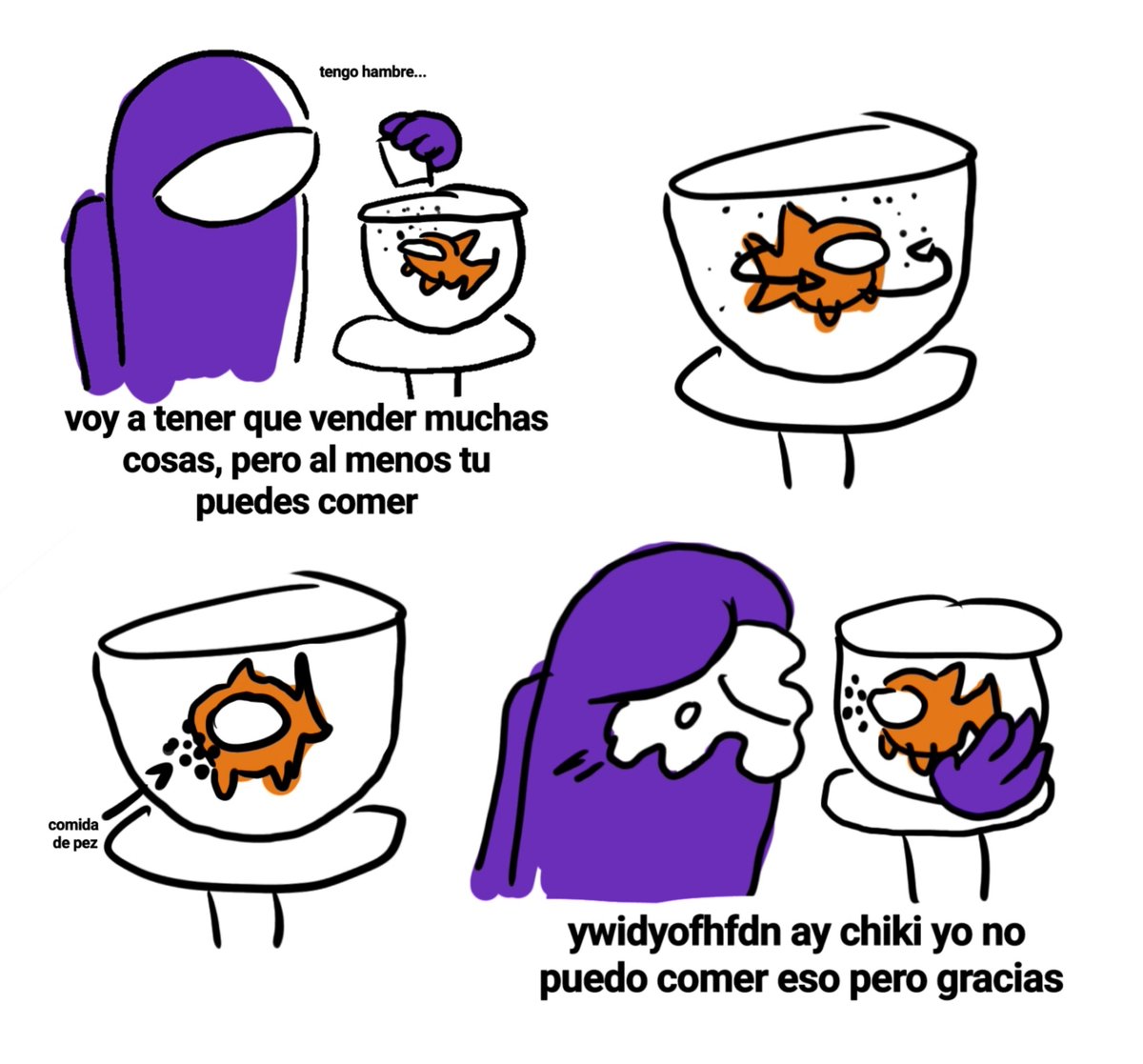 Jellyjerryzz's tweet photo. No tiene que ver con la encuesta okei #amongusshow https://t.co/y4Gde2kP8R