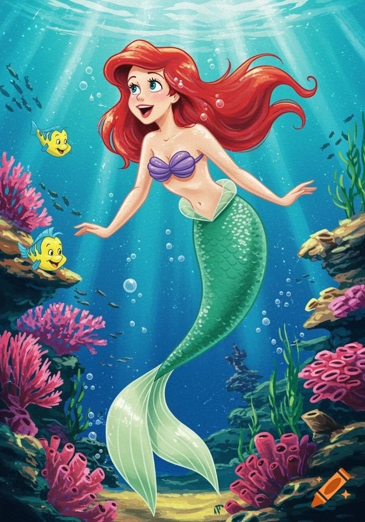 occasionalrry's tweet photo. why is he lowkey giving ariel https://t.co/tylmDLraP7